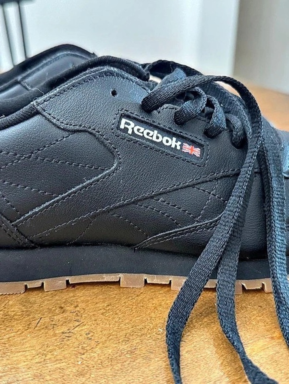 Reebok Classic Leather Sneakers Black US 6.5